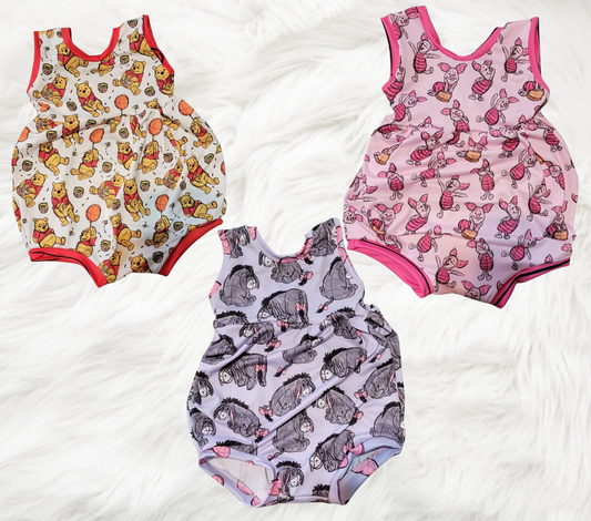 Magnolia Bubble Romper (Multiple Sleeve Options)